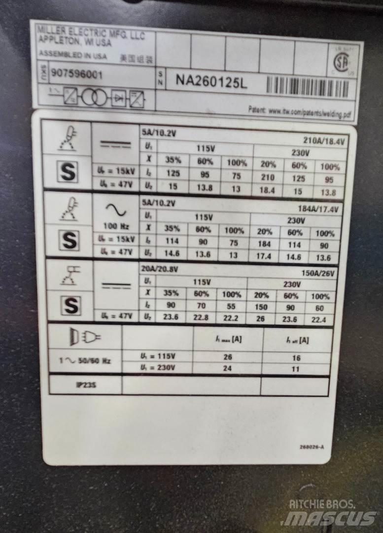 Miller 210 焊接機