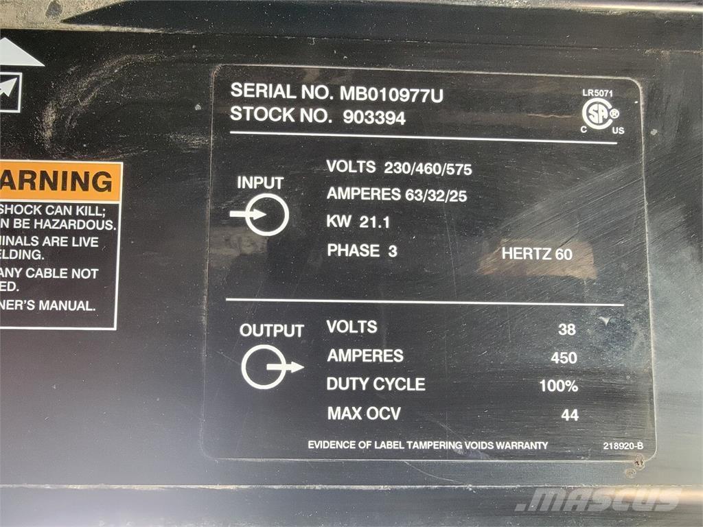 Miller Deltaweld 452 焊接機