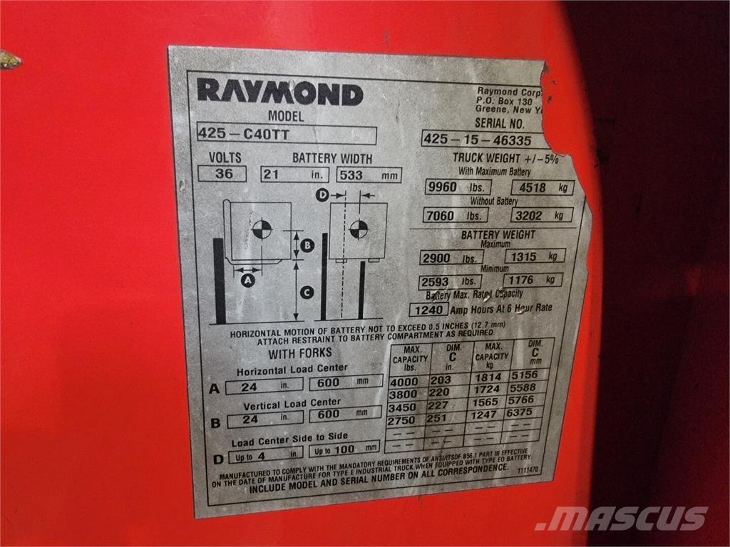 Raymond 425-C40TT 其他