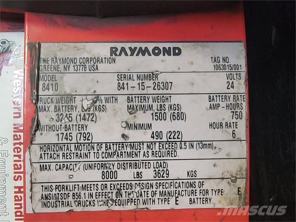 Raymond 8410 其他
