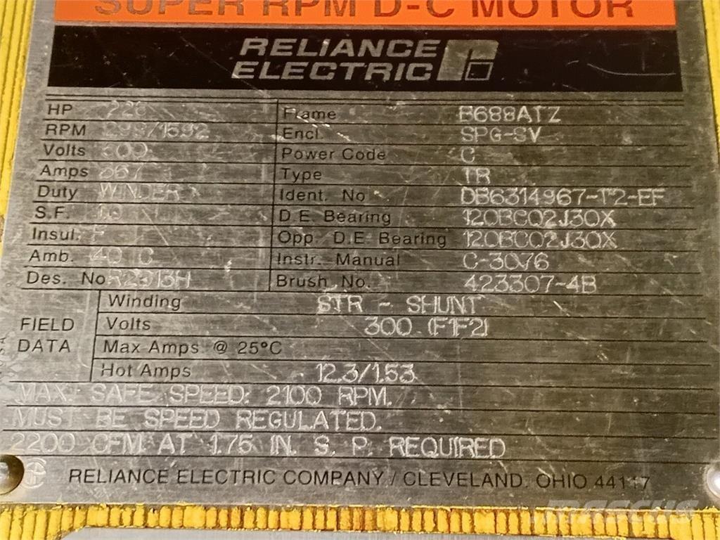  RELIANCE ELECTRIC 工業發動機