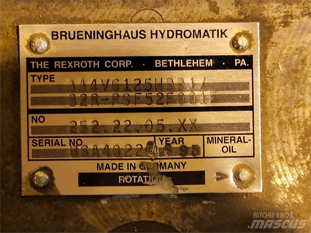 Rexroth A4VG125HDD1 水泵浦