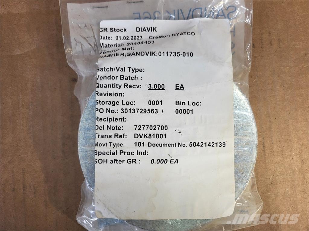 Sandvik 011735-010 其他