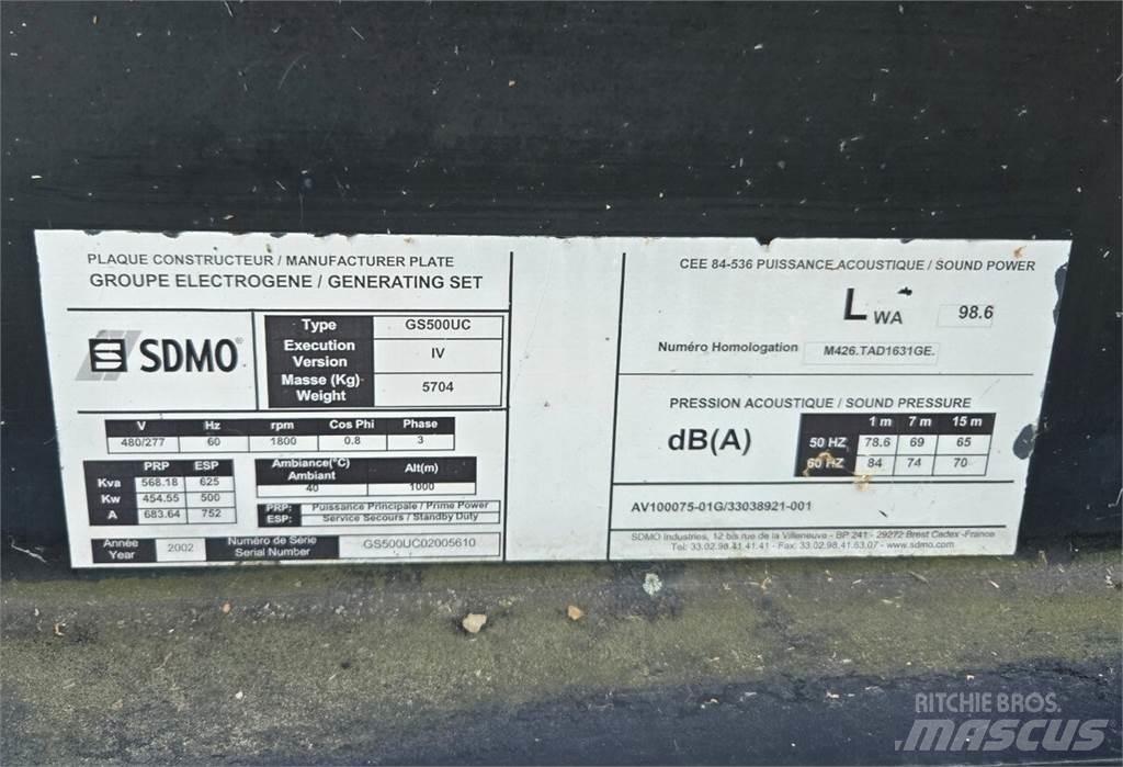 Sdmo GS500UC 柴油發電機