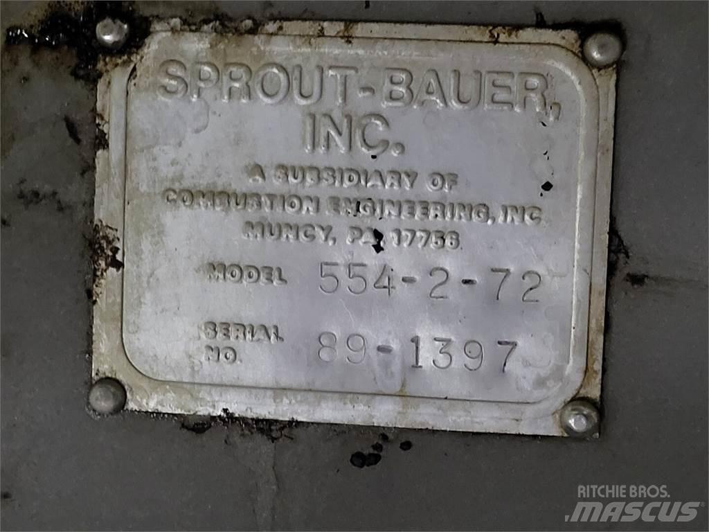  SPROUT-BAUER 554-2-72 刷洗設備