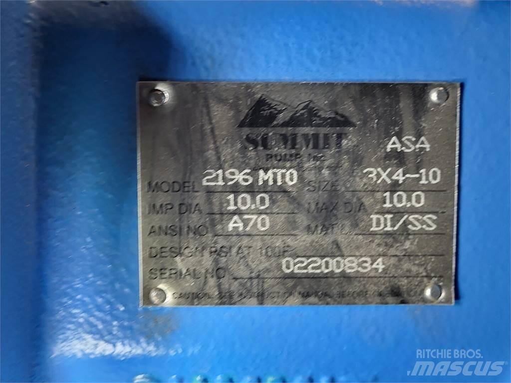  SUMMIT PUMP 2196MTO 鑽孔設備配件和備件
