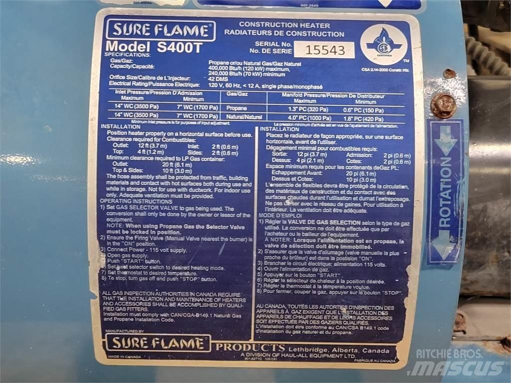  SURE FLAME S400T 加熱和解凍設備