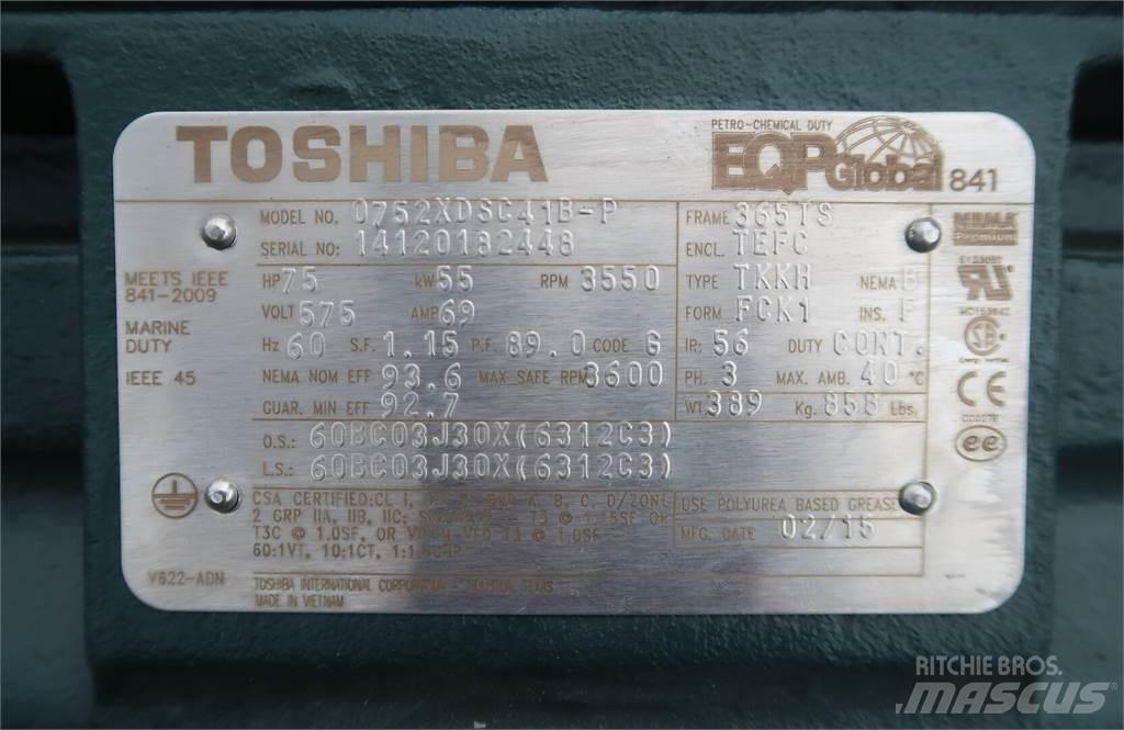 TOSHIBA 0752XDSC41B-P 工業發動機