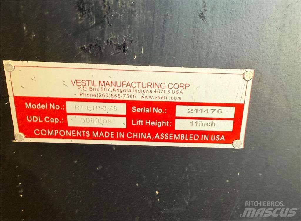  VESTIL RT-EPT-3-48 手拉式油壓拖板車