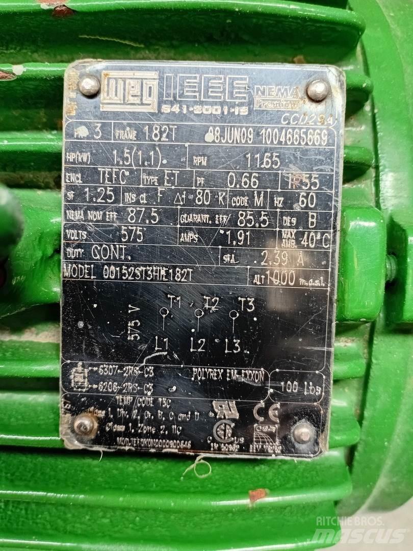 WEG 00152ST3HIE182T 工業發動機