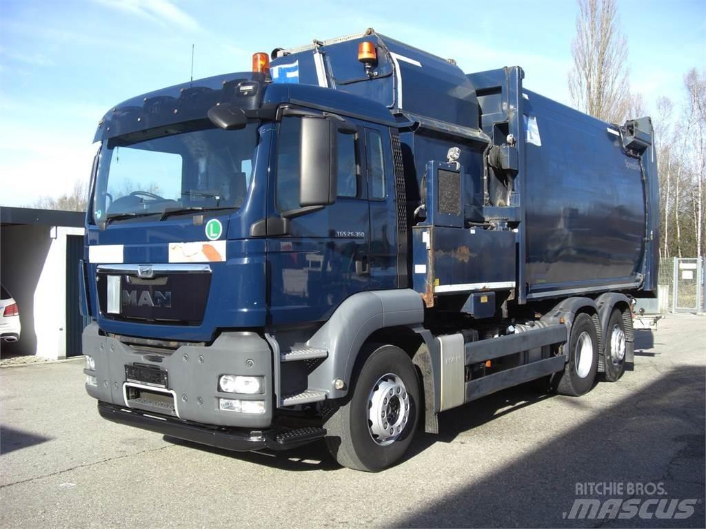 MAN 26360FNLL / RECHTSGEST. 垃圾車