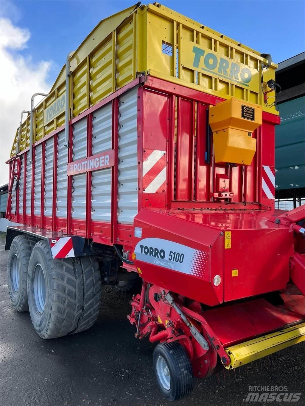 Pöttinger Torro 5100L 青飼料搬運車