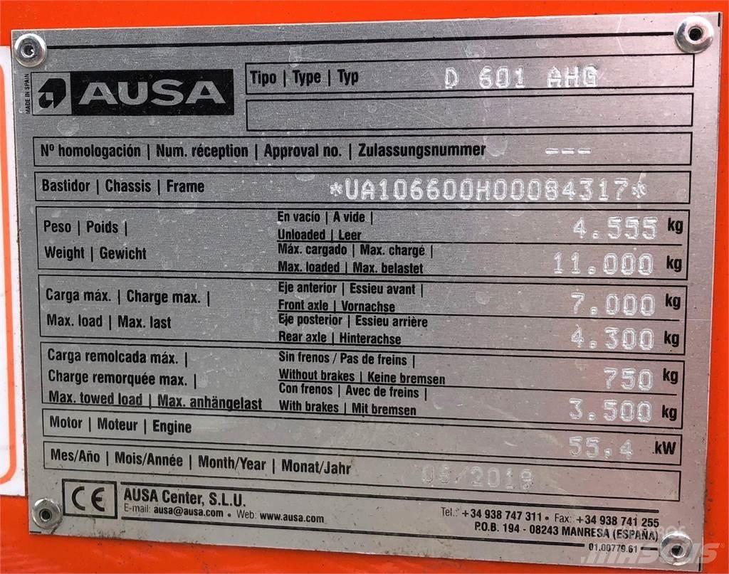 Ausa D601AHG 側卸礦車