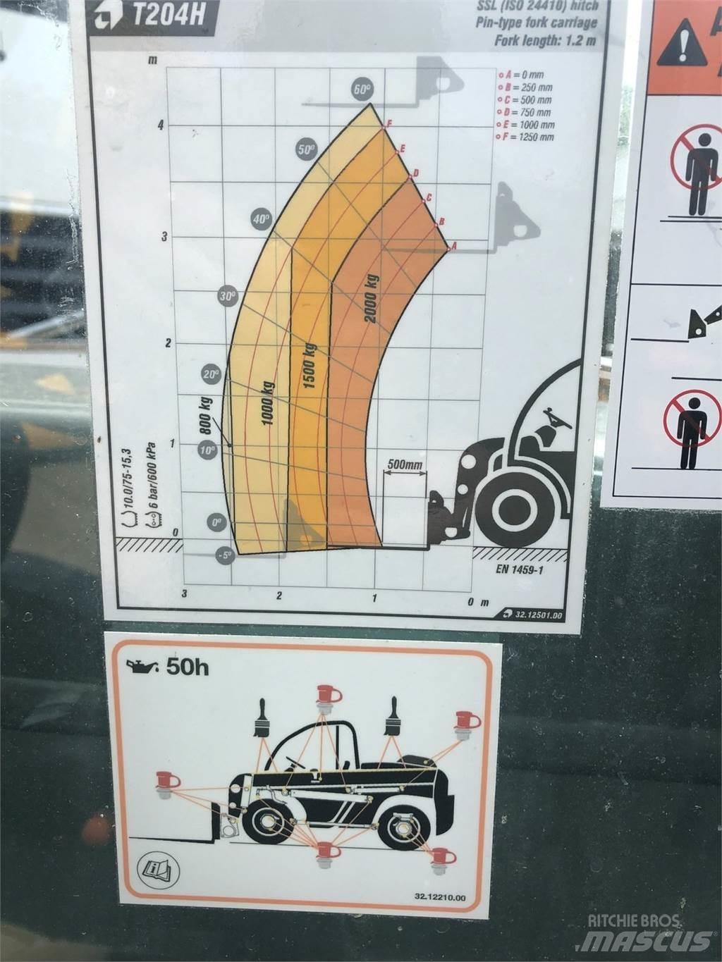 Ausa T204H 農業用伸縮臂裝載機