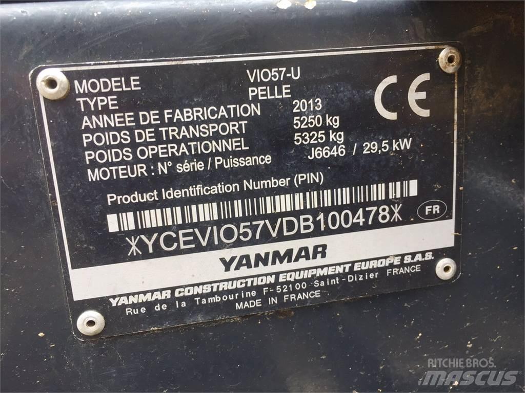 Yanmar VIO57 小型挖土機/掘鑿機<7t(小型挖掘機)