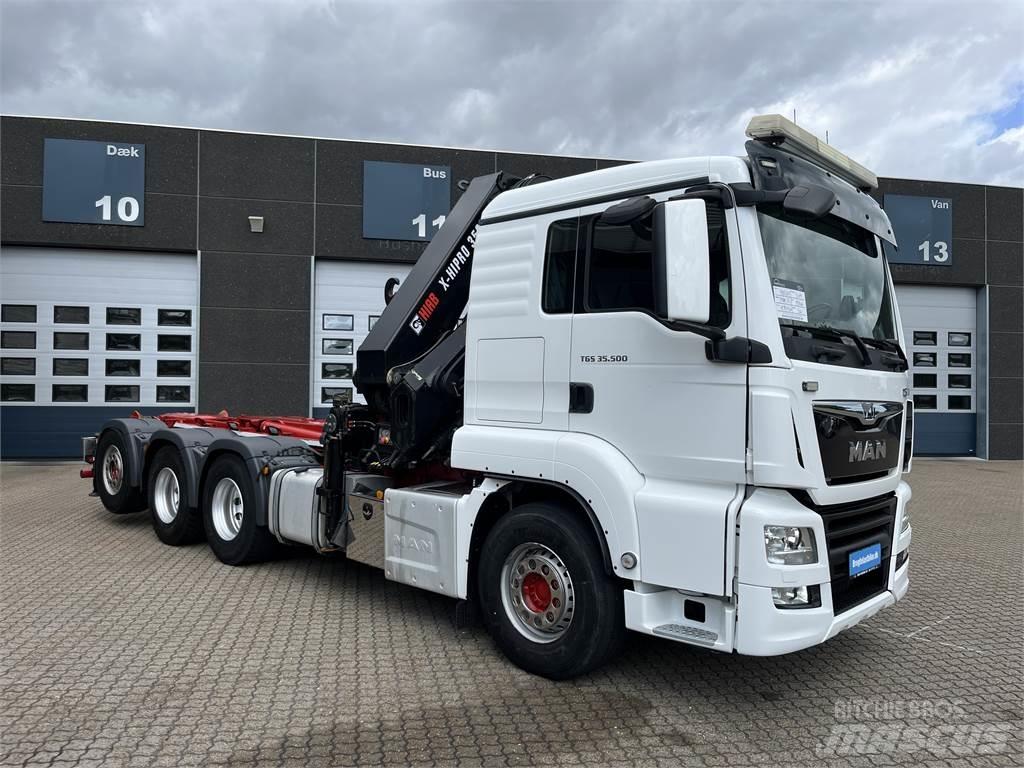 MAN TGS 35.500 8x4 起重可拆卸式卡車