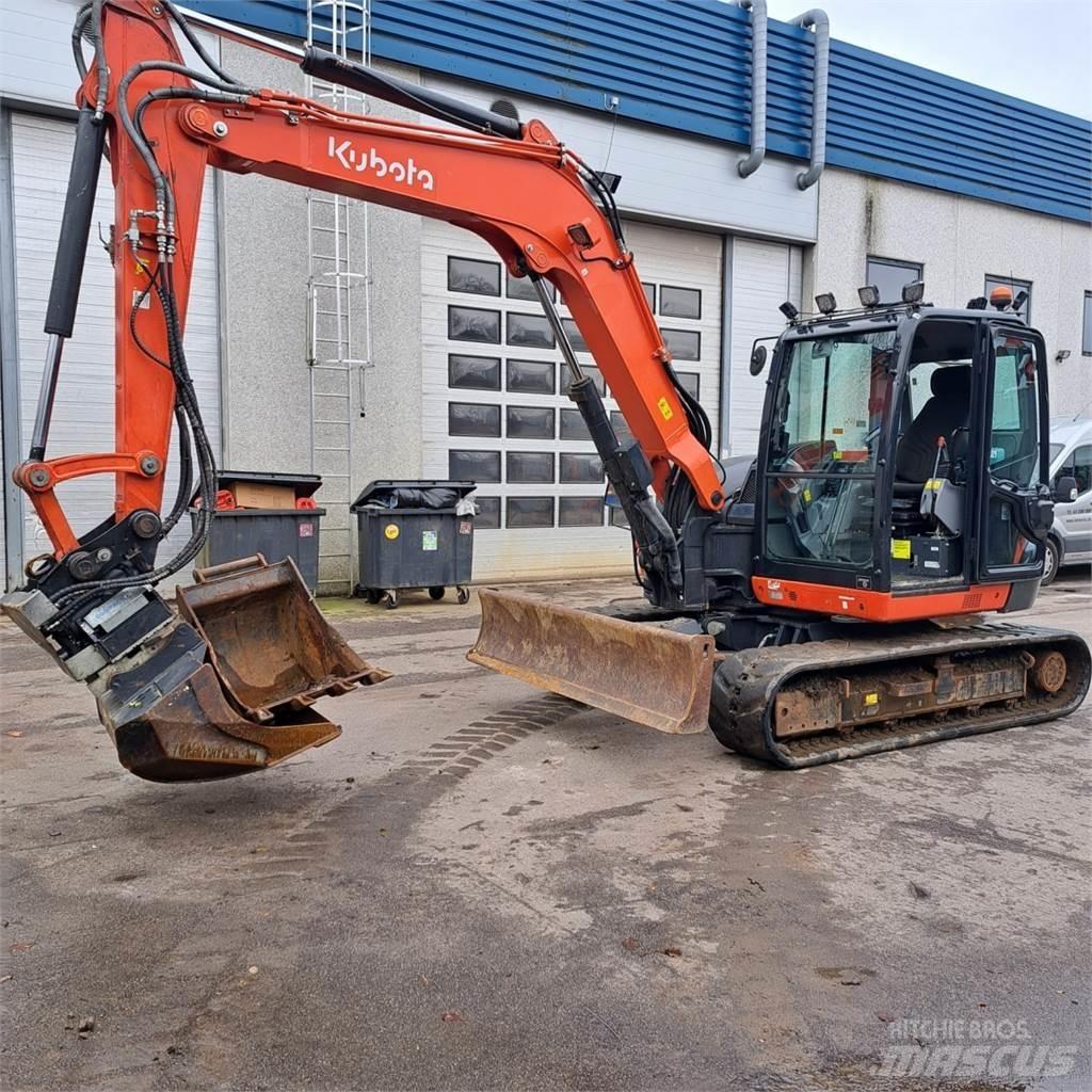 Kubota KX080-4 小型挖土機/掘鑿機<7t(小型挖掘機)