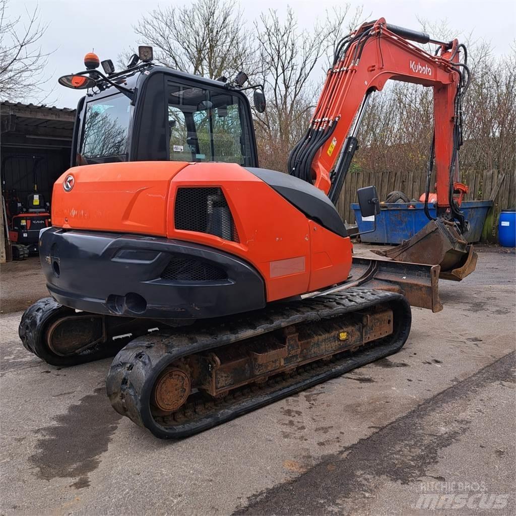 Kubota KX080-4 小型挖土機/掘鑿機<7t(小型挖掘機)