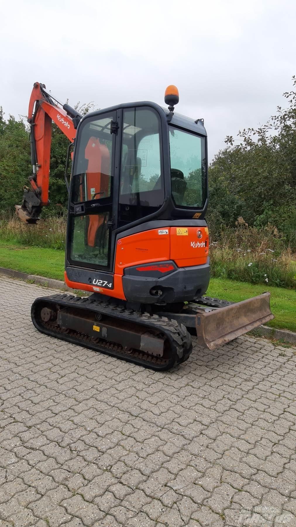 Kubota U27-3 小型挖土機/掘鑿機<7t(小型挖掘機)
