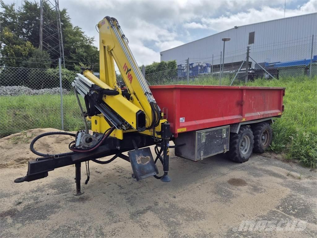 Navtek m. Hyva kran 通用型拖車