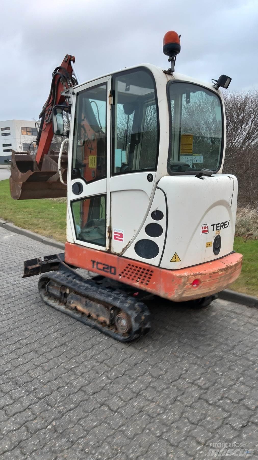 Terex TC20 小型挖土機/掘鑿機<7t(小型挖掘機)