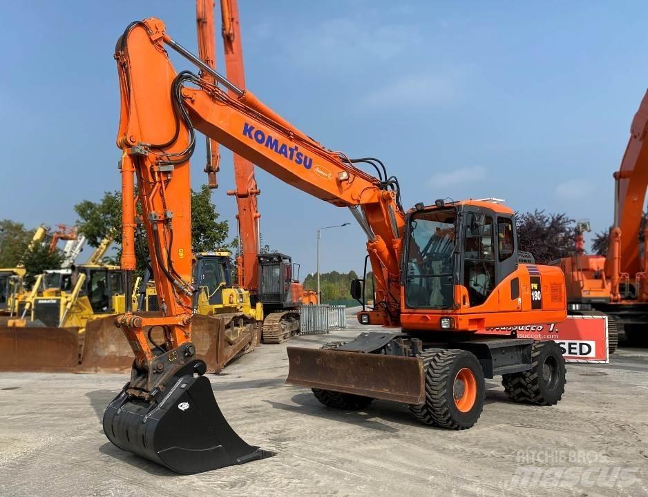 Komatsu PW180-7EO 旋轉式挖土機/掘鑿機/挖掘機