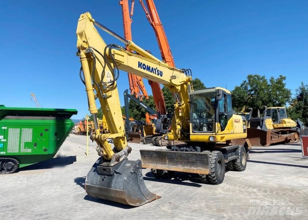 Komatsu PW200 7K 旋轉式挖土機/掘鑿機/挖掘機