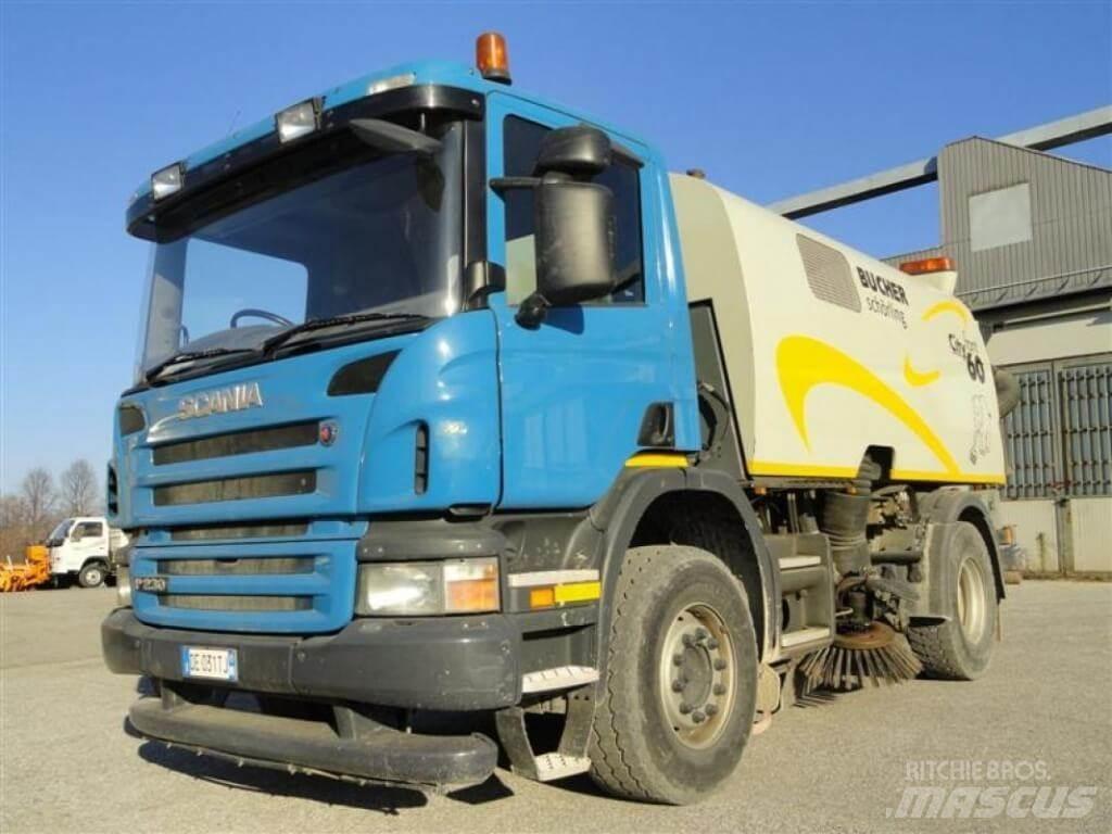 Scania P 230 Bucher 清掃車