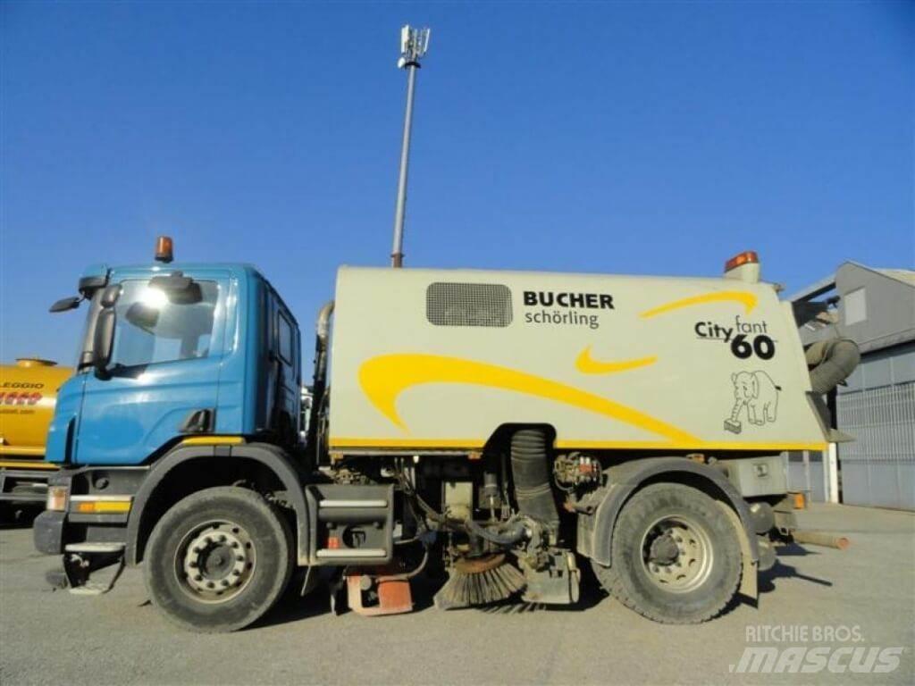 Scania P 230 Bucher 清掃車