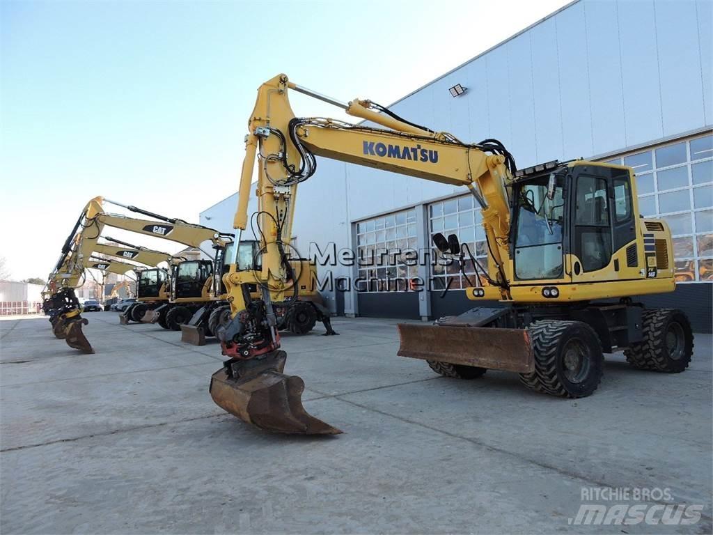 Komatsu PW148 旋轉式挖土機/掘鑿機/挖掘機