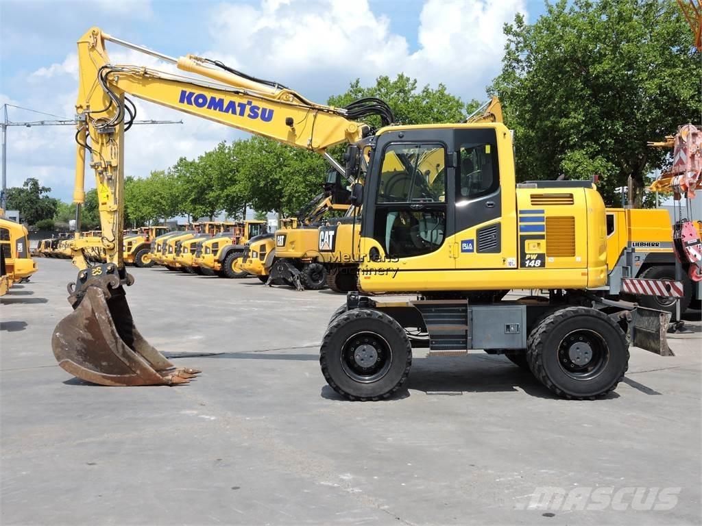 Komatsu PW148 旋轉式挖土機/掘鑿機/挖掘機