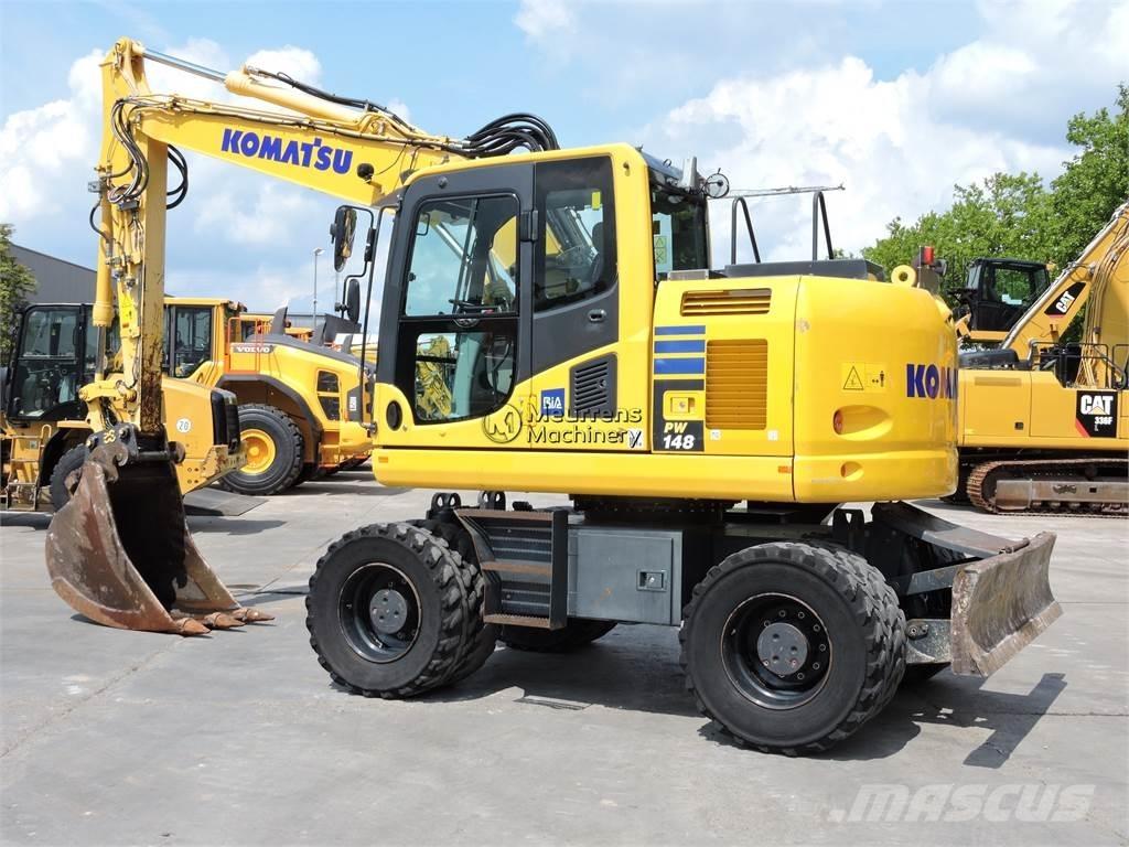 Komatsu PW148 旋轉式挖土機/掘鑿機/挖掘機
