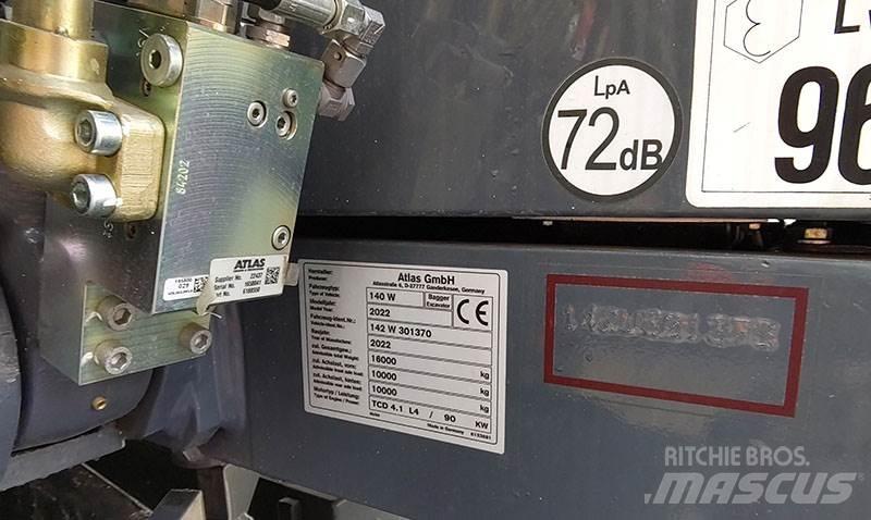 Atlas 140 W 旋轉式挖土機/掘鑿機/挖掘機