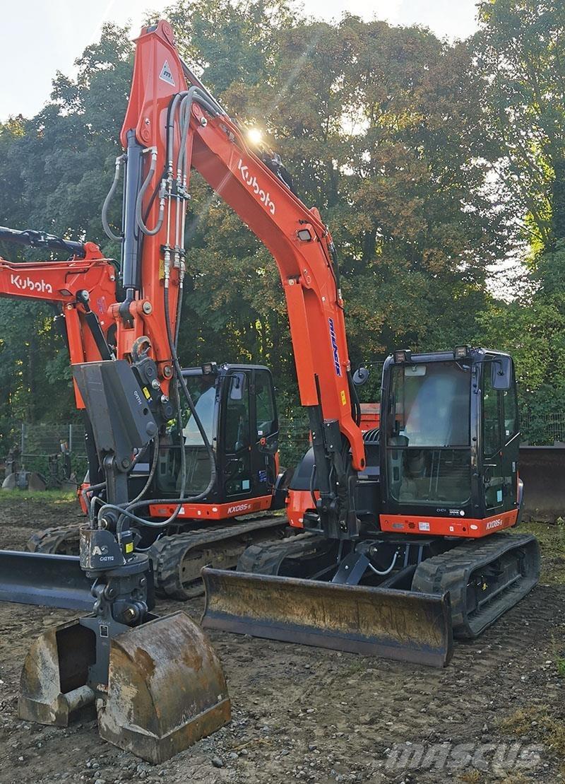 Kubota KX 085-5 GL 小型挖土機/掘鑿機<7t(小型挖掘機)