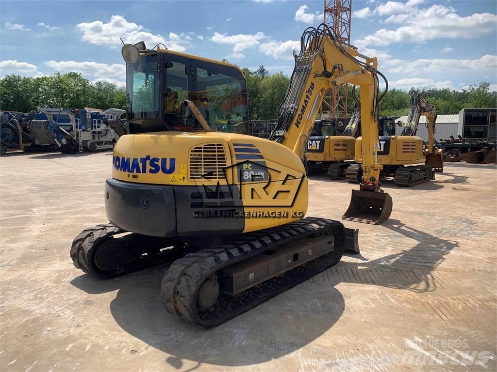 Komatsu PC80 MR-3 小型挖土機/掘鑿機<7t(小型挖掘機)