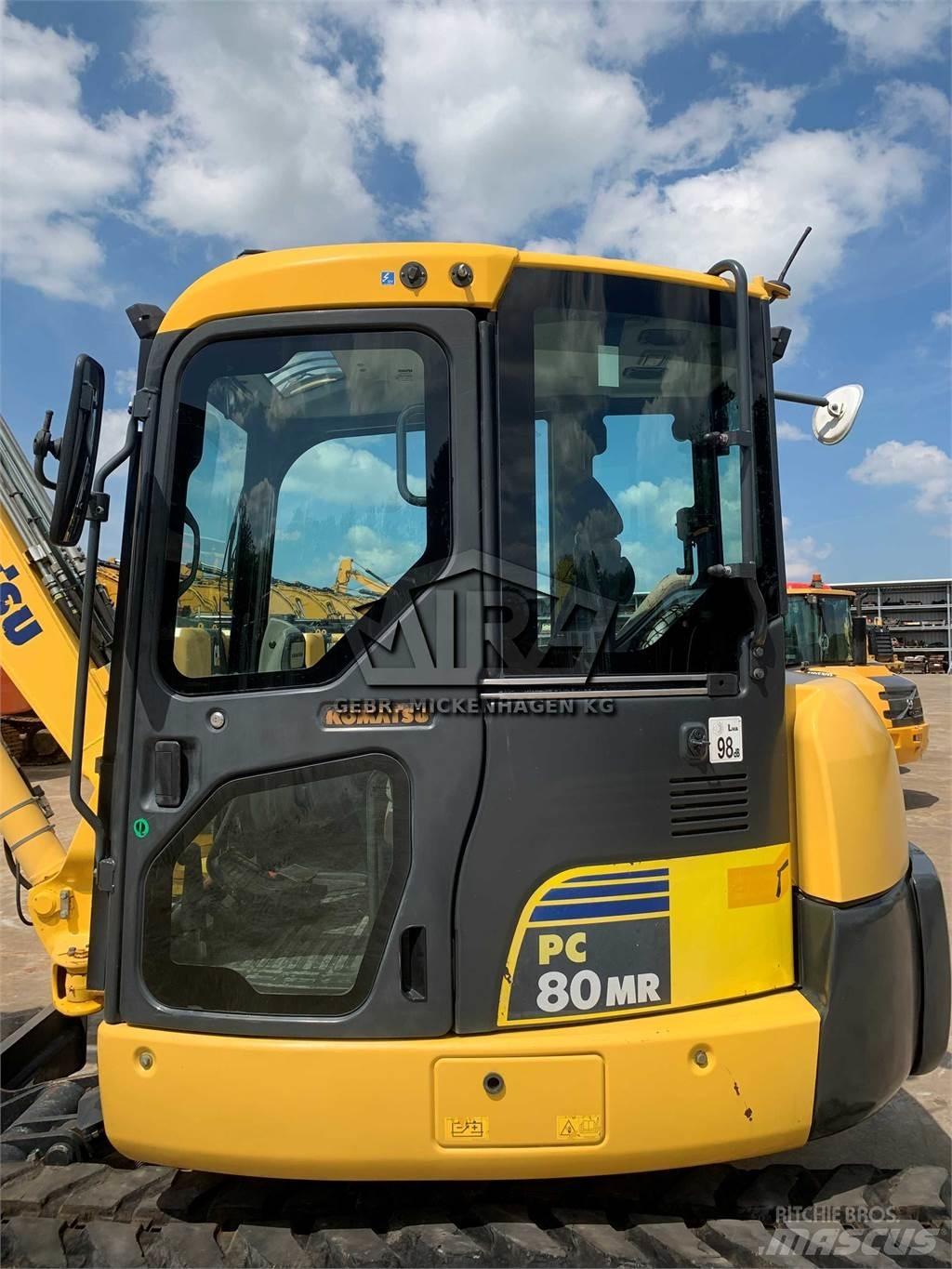 Komatsu PC80 MR-3 小型挖土機/掘鑿機<7t(小型挖掘機)