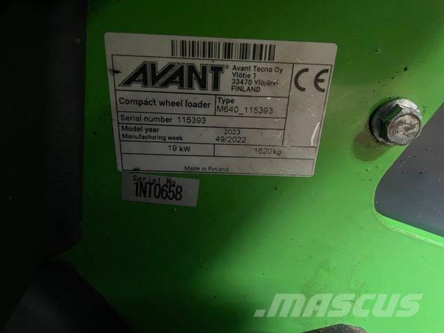 Avant Tecno 640 輪胎式裝載機