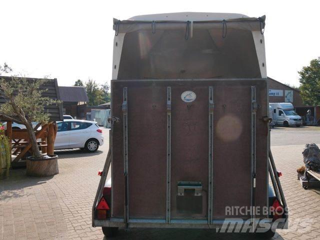  Holz Poly 2 Pferde 動物運輸拖車