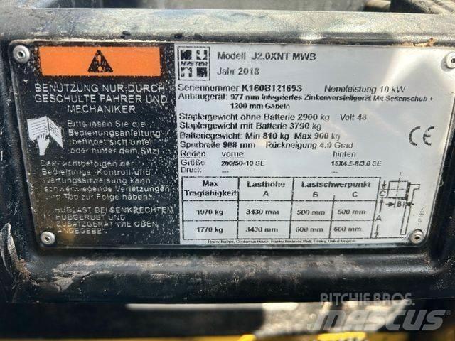 Hyster J2.0XNT MWB 電動堆高機