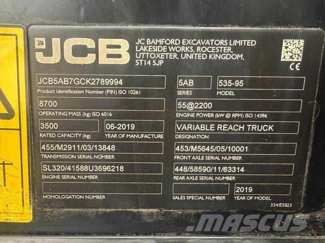 JCB 535-95 伸縮臂操作車