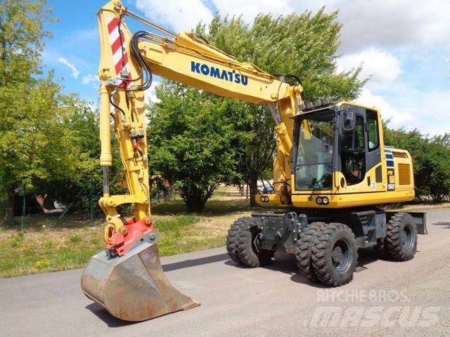 Komatsu PW 160-10 旋轉式挖土機/掘鑿機/挖掘機