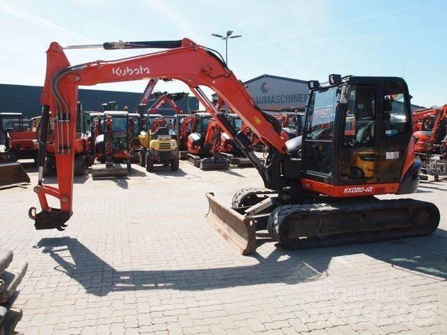 Kubota KX080-4a 小型挖土機/掘鑿機<7t(小型挖掘機)