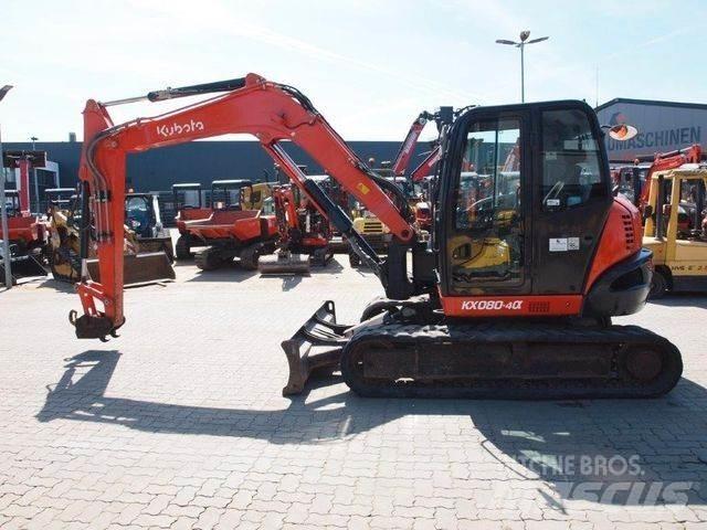 Kubota KX080-4a 小型挖土機/掘鑿機<7t(小型挖掘機)
