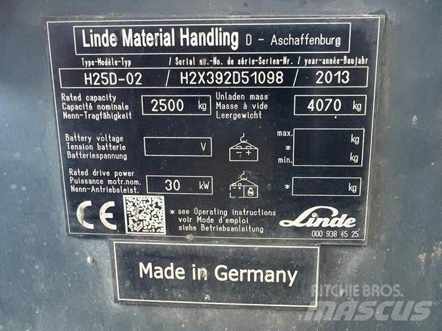 Linde H 25 堆高機(叉車)-其他