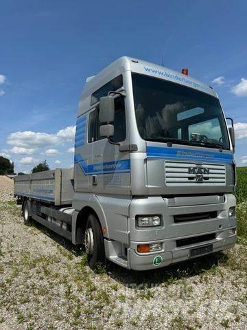 MAN TGA 18.360 FLC 平板式/側卸式卡車