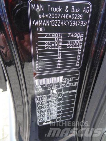 MAN TGL 8.220 BL 篷布卡車
