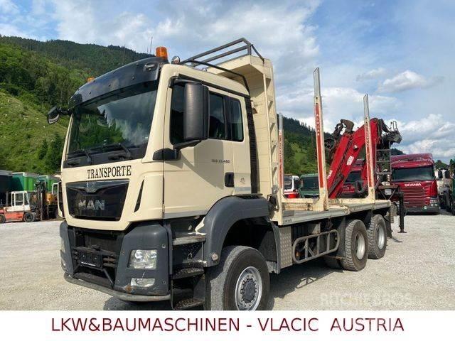 MAN TGS 33.480 6x6 木材貨車