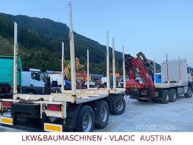 MAN TGS 33.480 6x6 木材貨車