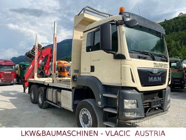 MAN TGS 33.480 6x6 木材貨車
