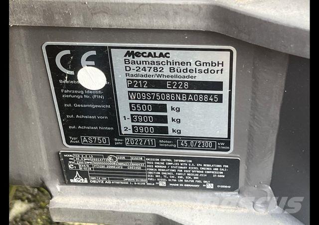 Mecalac AS 750 輪胎式裝載機